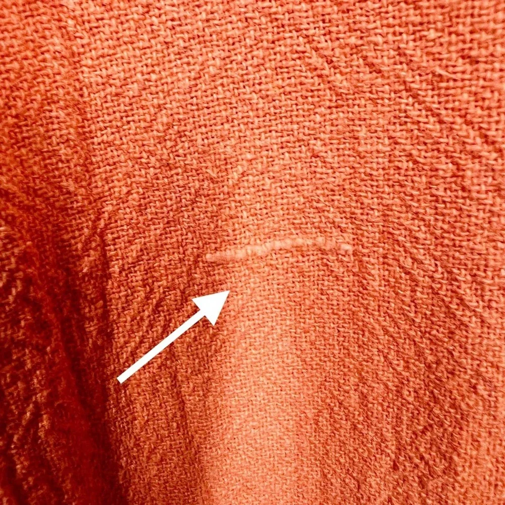 Urban Outfitters Cotton UO Bennie Paperbag Wide-Leg Pant in Orange Large - Picture 10 of 15